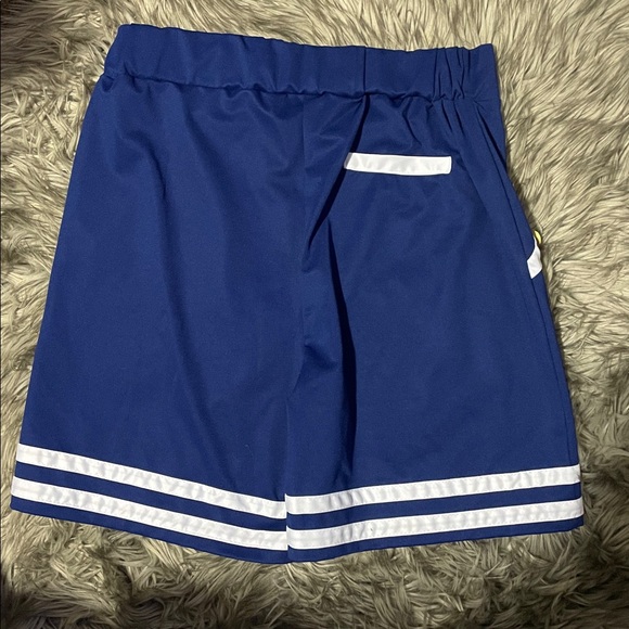 stranger Things Spirit Blue Women's Athletic Shorts with Gold Accents - Picture 5 of 6